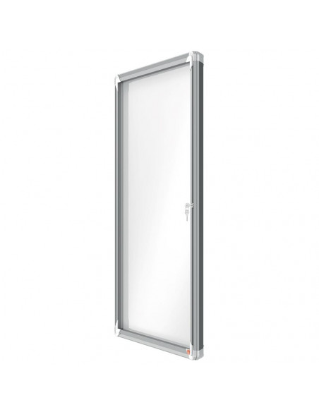 Avizier NOBO Premium Plus, exterior, otel emailat, 9x A4, cu
