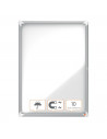 Avizier NOBO Premium Plus, exterior, otel emailat, 9x A4, cu