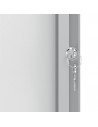 Avizier NOBO Premium Plus, exterior, otel emailat, 9x A4, cu