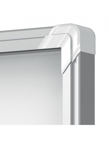 Avizier NOBO Premium Plus, exterior, otel emailat, 9x A4, cu