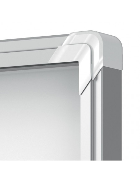 Avizier NOBO Premium Plus, exterior, otel emailat, 9x A4, cu