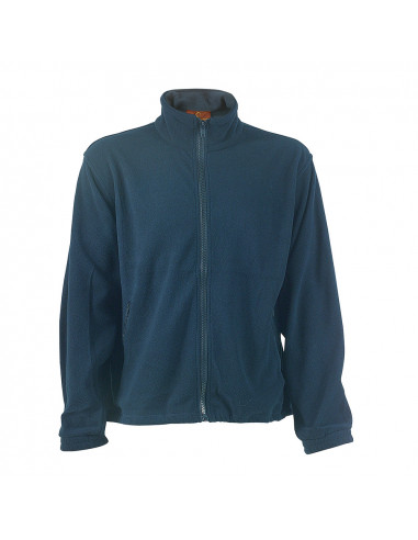 Jacheta fleece cu fermoar 340 g/mp bleumarin marime L,SA201503