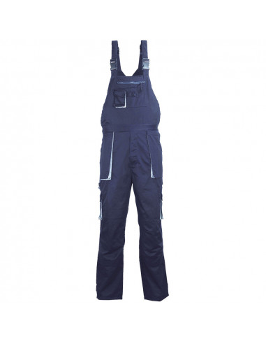 Pantaloni cu pieptar tercot 245g/mp bleumarin marime L,SA202303
