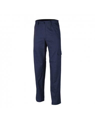 Pantaloni talie Industry albastru Royal tercot 245g XL,SA303004