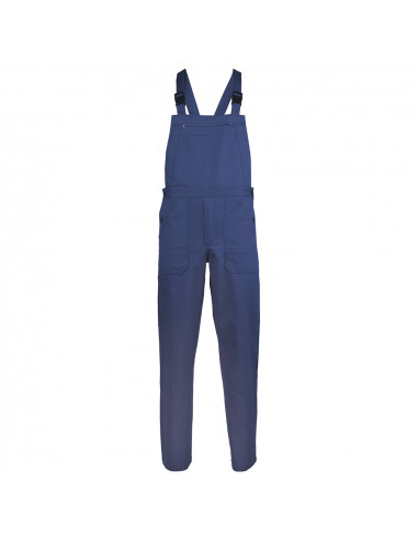 Pantaloni cu pieptar Industry albastru Royal tercot 245g