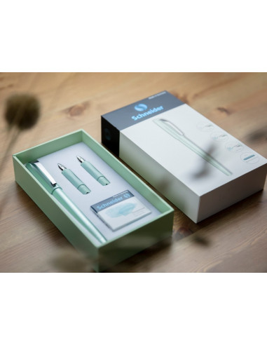 Set cadou stilou caligrafie Callissima Schneider