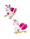 Balansoar pentru bebelusi, Unicorn, lemn + plus, cu