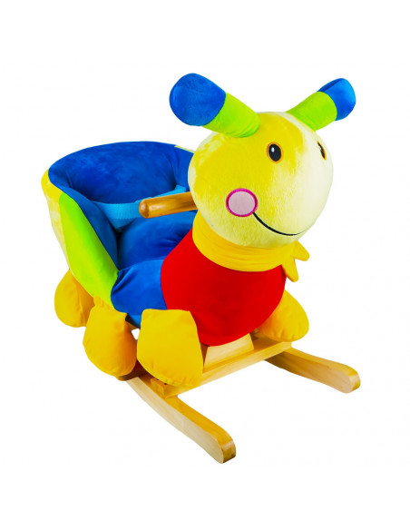 Balansoar pentru bebelusi, Melc, lemn + plus, 60x34x45