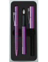FC201534,Set Faber-Castell cadou Stilou + pix grip 2011, Glam violet