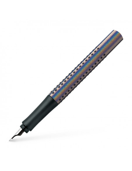 FC140843,Stilou grip 2011 Faber-Castell, Penita F, Glam silver