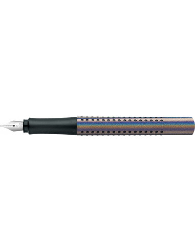 FC140843,Stilou grip 2011 Faber-Castell, Penita F, Glam silver