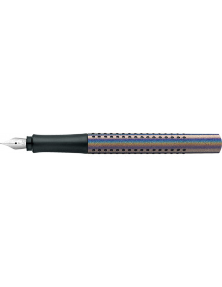FC140843,Stilou grip 2011 Faber-Castell, Penita F, Glam silver