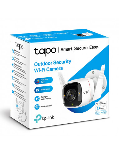 CAMERA IP Exterior TP-LINK, 2K QHD 2560x1440, IP66, dist. IR 30
