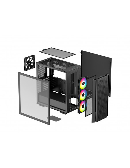 CARCASA DEEP COOL, Middle Tower, E-ATX, "CG560", fara sursa