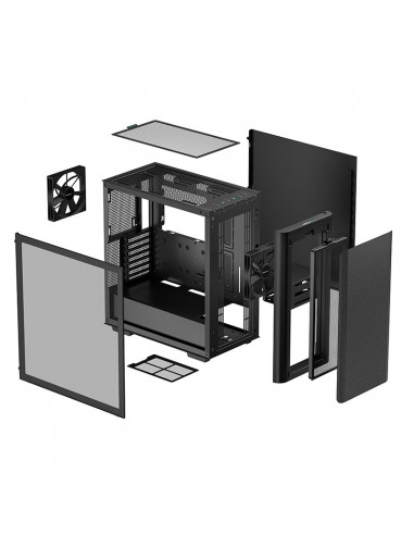CARCASA DEEP COOL, Middle Tower, E-ATX, "CK500", fara sursa