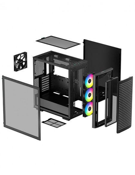 CARCASA DEEP COOL, Middle Tower, E-ATX, "CK560", fara sursa