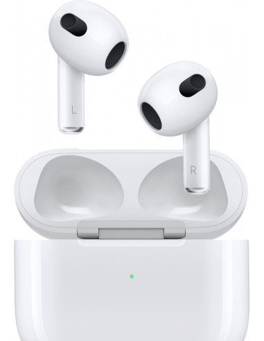 CASTI Apple AirPods with Charging Case (gen 3), albe