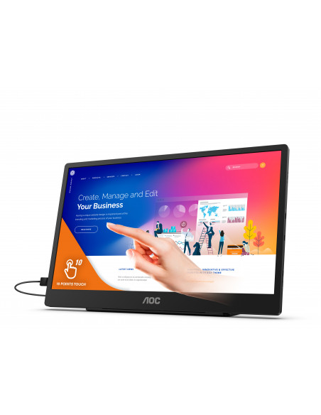 Monitor portabil 15.6 AOC 16T2 FHD 1920*1080 60 Hz WLED IPS