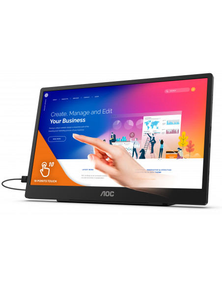 Monitor portabil 15.6 AOC 16T2 FHD 1920*1080 60 Hz WLED IPS
