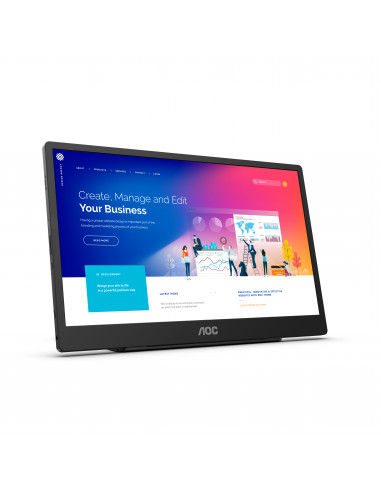 Monitor portabil 15.6 AOC 16T2 FHD 1920*1080 60 Hz WLED IPS
