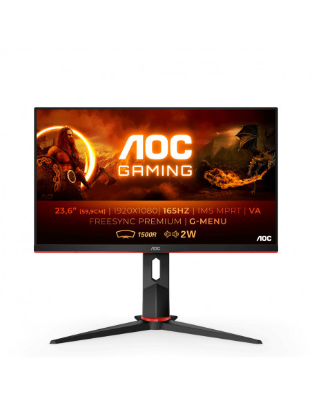 Monitor 24 AOC C24G2AE/BK FHD 1920*1080 165 Hz curbat 1500R