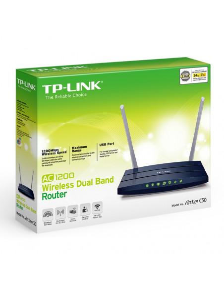 Router Wireless TP-Link ARCHER C50 v3, 1xWAN 10/100, 4xLAN