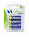 ACUMULATOR GEMBIRD AA (R6), 1.2V NiMH 2000mAh, 4 buc.