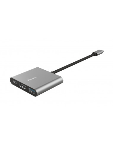 Trust Dalyx 3-in-1 Multiport USB-C Adapt, "TR-23772" (include