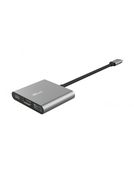 Trust Dalyx 3-in-1 Multiport USB-C Adapt, "TR-23772" (include