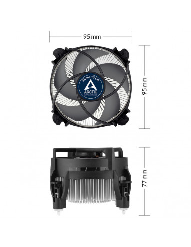 COOLER ARCTIC, skt. Intel socket, racire cu aer, vent. 92 mm