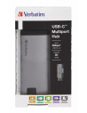 HUB extern VERBATIM, Gigabit LAN x 1, USB 3.0 x 3, HDMI x 1