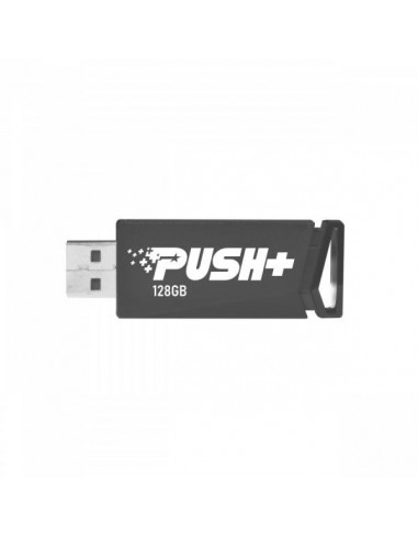 MEMORIE USB 3.2 PATRIOT PUSH+, 128 GB, profil mic, negru