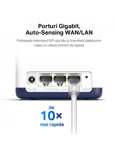 MESH MERCUSYS, wireless, router AC1900, pt interior, 1900 Mbps
