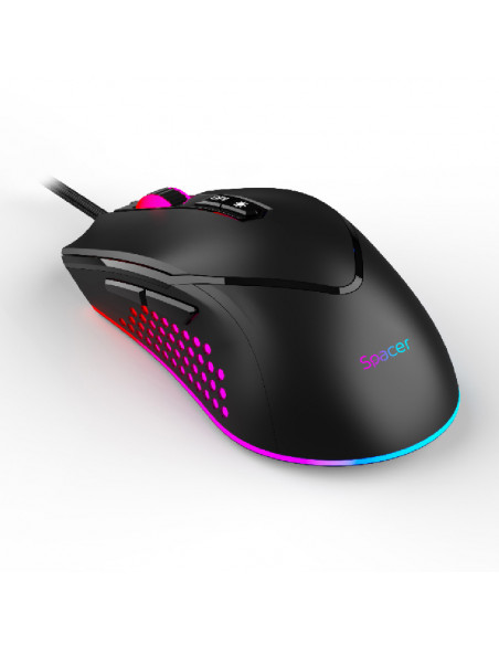 MOUSE Spacer - gaming, gaming, cu fir, USB, optic, 12.000 dpi MOUSE Spacer - gaming, gaming, cu fir, USB, optic, 12.000 dpi