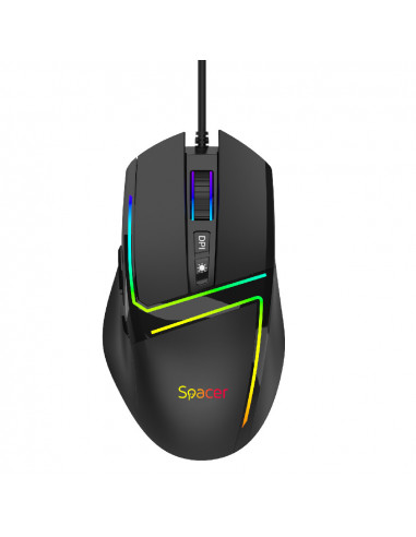 MOUSE Spacer - gaming, gaming, cu fir, USB, optic, 12.000 dpi MOUSE Spacer - gaming, gaming, cu fir, USB, optic, 12.000 dpi