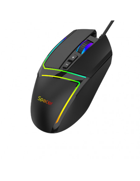 MOUSE Spacer - gaming, gaming, cu fir, USB, optic, 12.000 dpi MOUSE Spacer - gaming, gaming, cu fir, USB, optic, 12.000 dpi