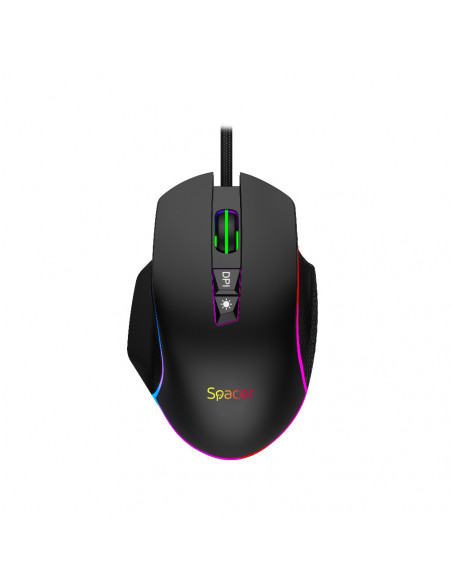 MOUSE Spacer - gaming, gaming, cu fir, USB, optic, 8.000 DPI MOUSE Spacer - gaming, gaming, cu fir, USB, optic, 8.000 DPI