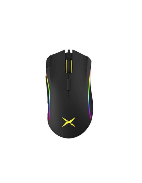MOUSE DELUX, gaming, cu fir, USB, optic, 4000 dpi