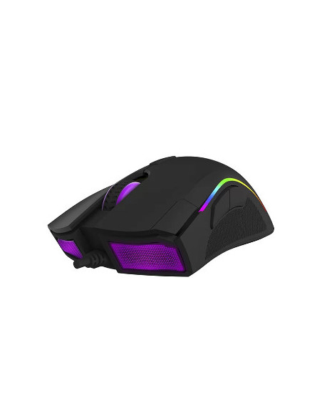 MOUSE DELUX, gaming, cu fir, USB, optic, 4000 dpi