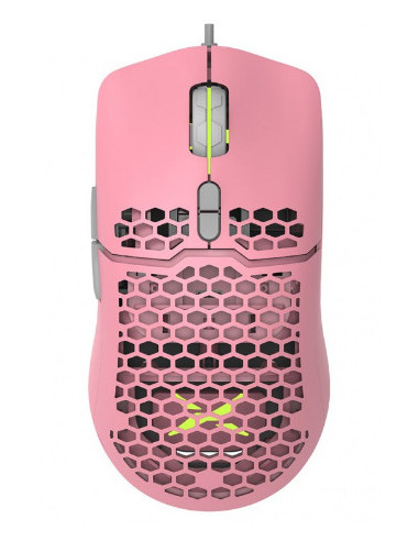 MOUSE DELUX, gaming, cu fir, USB, optic, 7200 dpi
