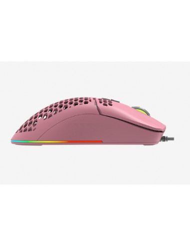 MOUSE DELUX, gaming, cu fir, USB, optic, 7200 dpi