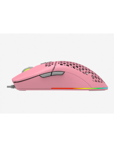 MOUSE DELUX, gaming, cu fir, USB, optic, 7200 dpi
