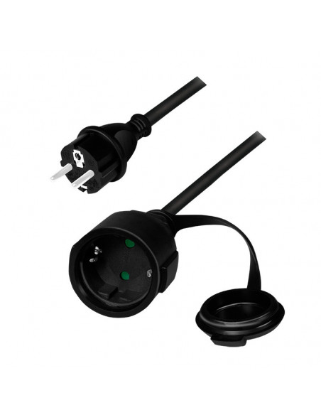 Cablu de alimentare prelungitor, Schuko, 5m, 3x1.5mm2, 250V /