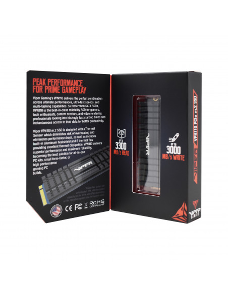 SSD PATRIOT, Viper VPN110, 1 TB GB, M.2, PCIe Gen3.0 x4, 3D TLC