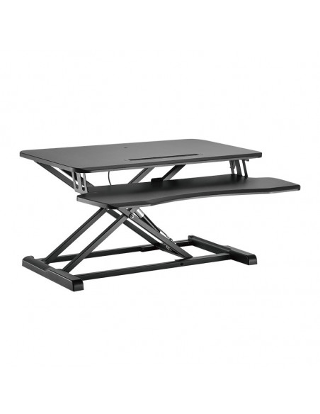 STAND de birou LOGILINK, pt 1 TV/monitor plat, curbat, diag.