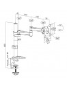 SUPORT de birou LOGILINK, pt 1 TV/monitor plat, diag. max 27