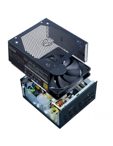 SURSA COOLER MASTER 850W (real), V850 Gold V2, silent FDB fan
