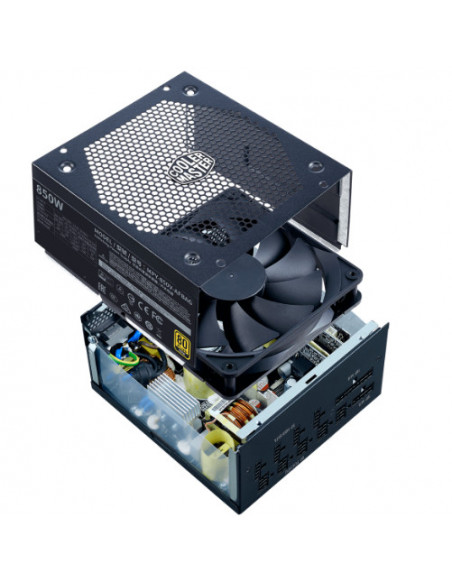 SURSA COOLER MASTER 850W (real), V850 Gold V2, silent FDB fan
