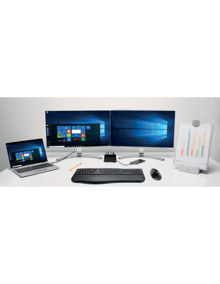 KIT wireless Kensington - ergonomic, "Profit Ergo", tastatura