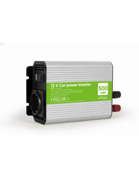INVERTER GEMBIRD cu sinusoida simulata, Inverter auto, 500W